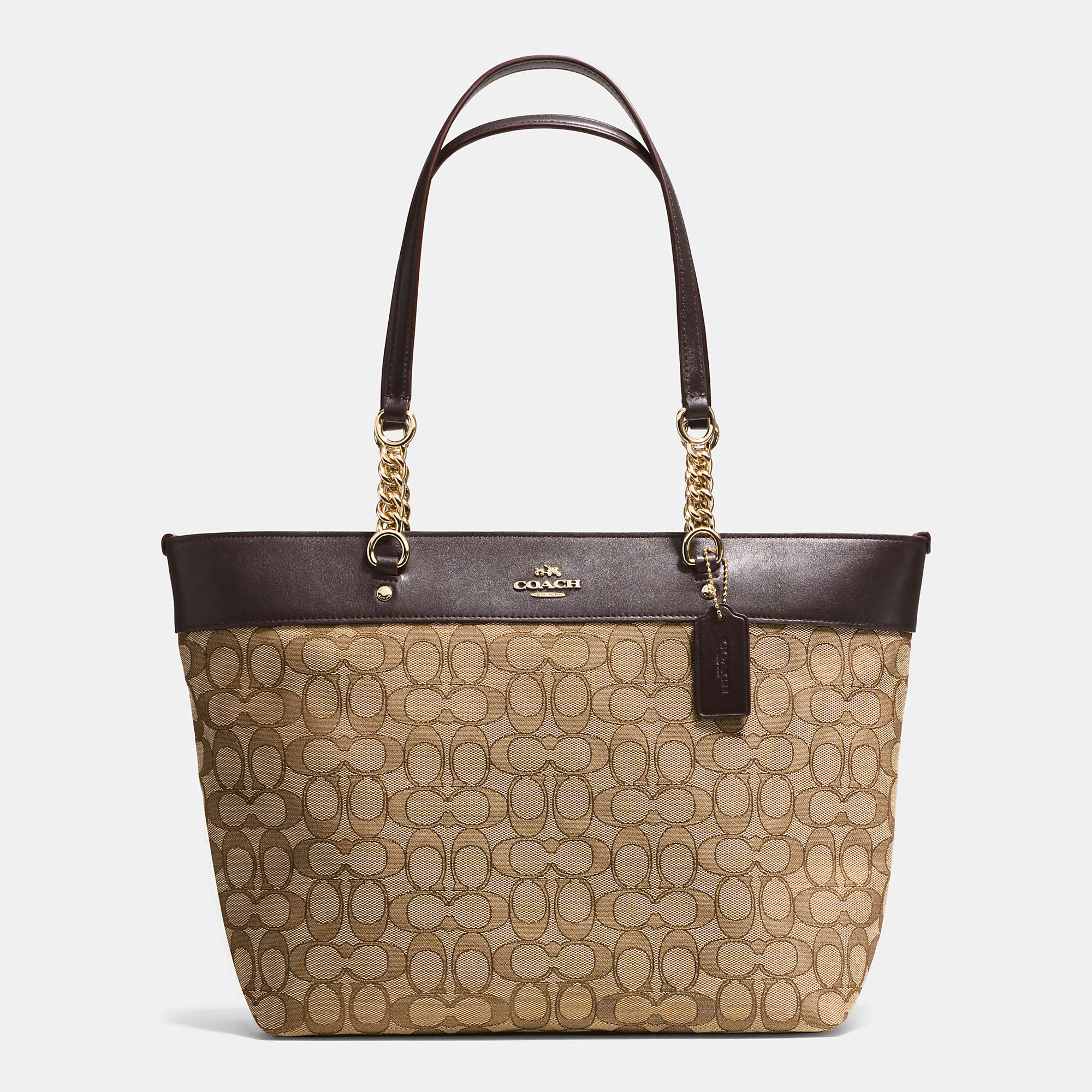 Storage Pocket Coach Sophia Tote In Signature Canvas | Women